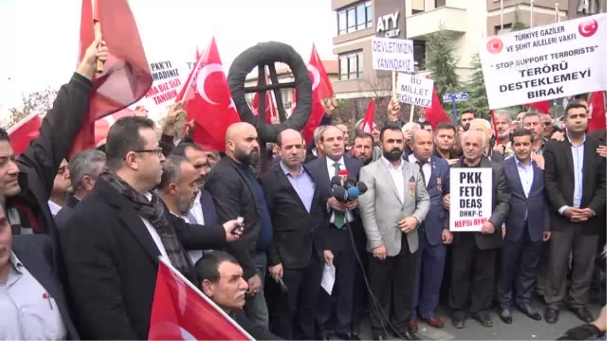 Lüksemburg\'un Ankara Büyükelçiliği Önünde Protesto