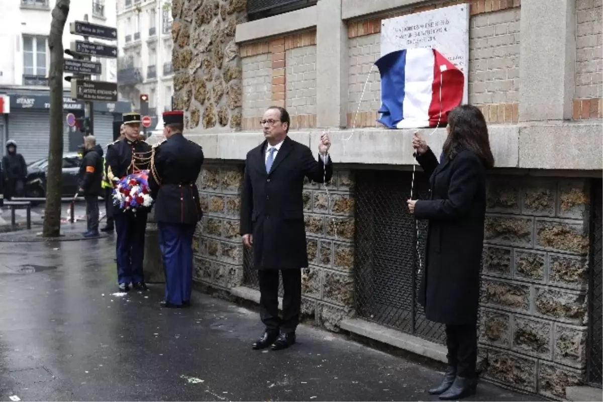 Paris\'teki Terör Kurbanları Saldırıların Yıldönümünde Anılıyor