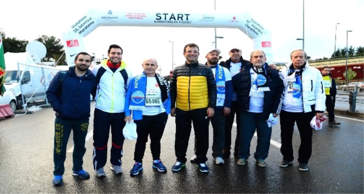 Başkan İmamoğlu, Maratonda Omurilik Felçlileri İçin Koştu