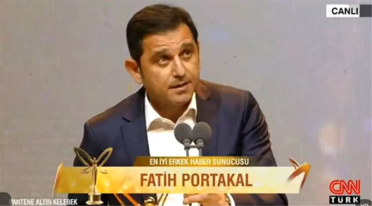 Fatih Portakal Altın Kelebek Ödüllerinde Ne Söyledi?