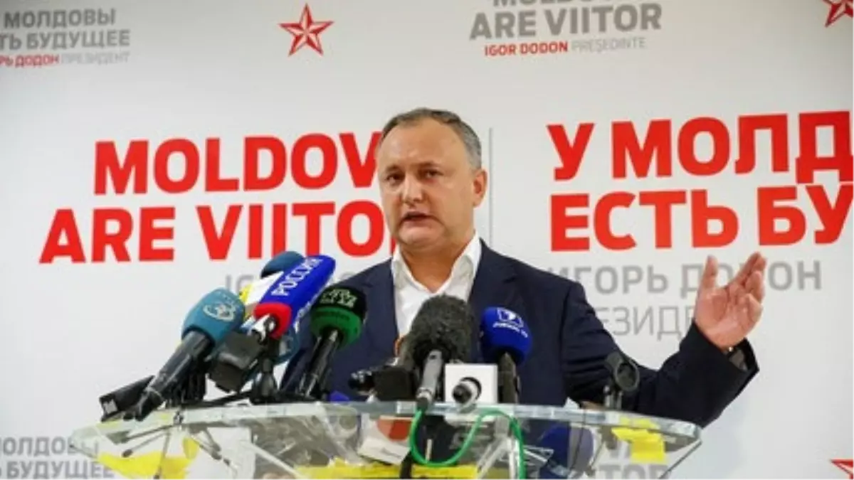 Moldova\'nın Yeni Cumhurbaşkanı Rusya Yanlısı Igor Dodon