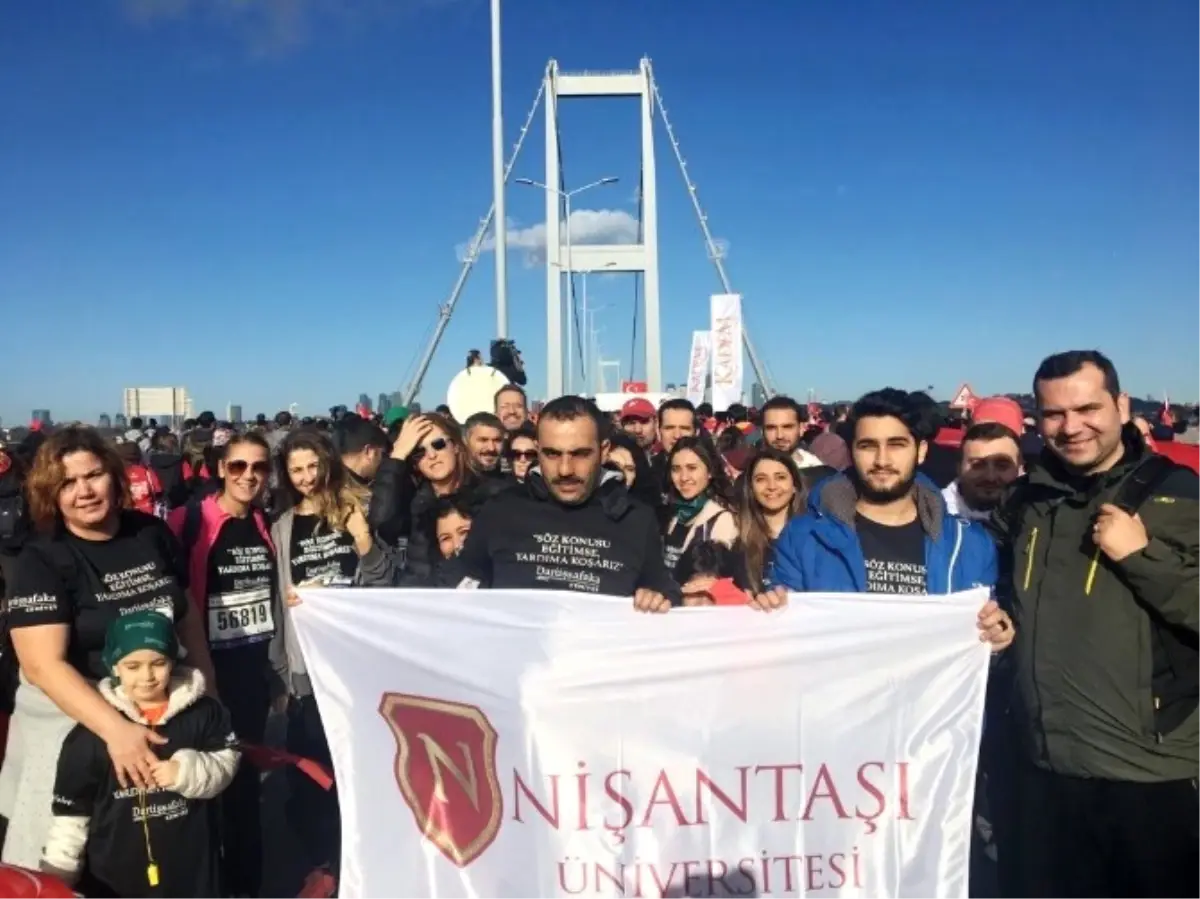 Nişantaşı Üniversitesi \'Kahramanlar Koşusu\'ndaki Yerini Aldı