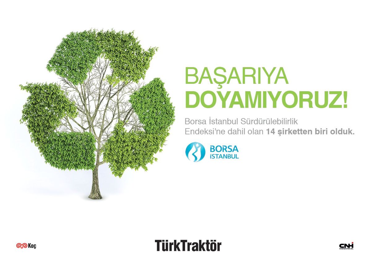 Türktraktör Borsa İstanbul Sürdürülebilirlik Endeksi\'nde