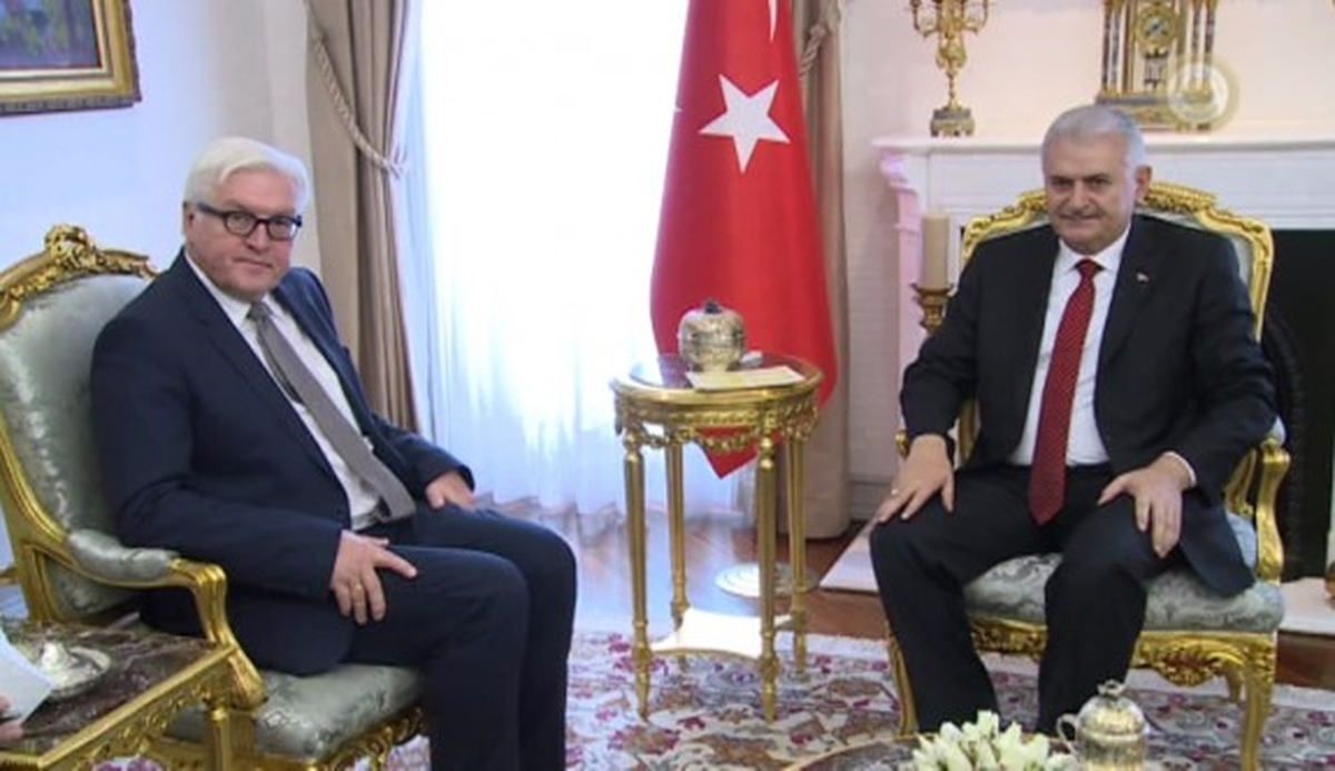 Dha Ankara - Başbakan Yıldırım, Almanya Dışişleri Bakanı Steinmeier\'le Görüştü