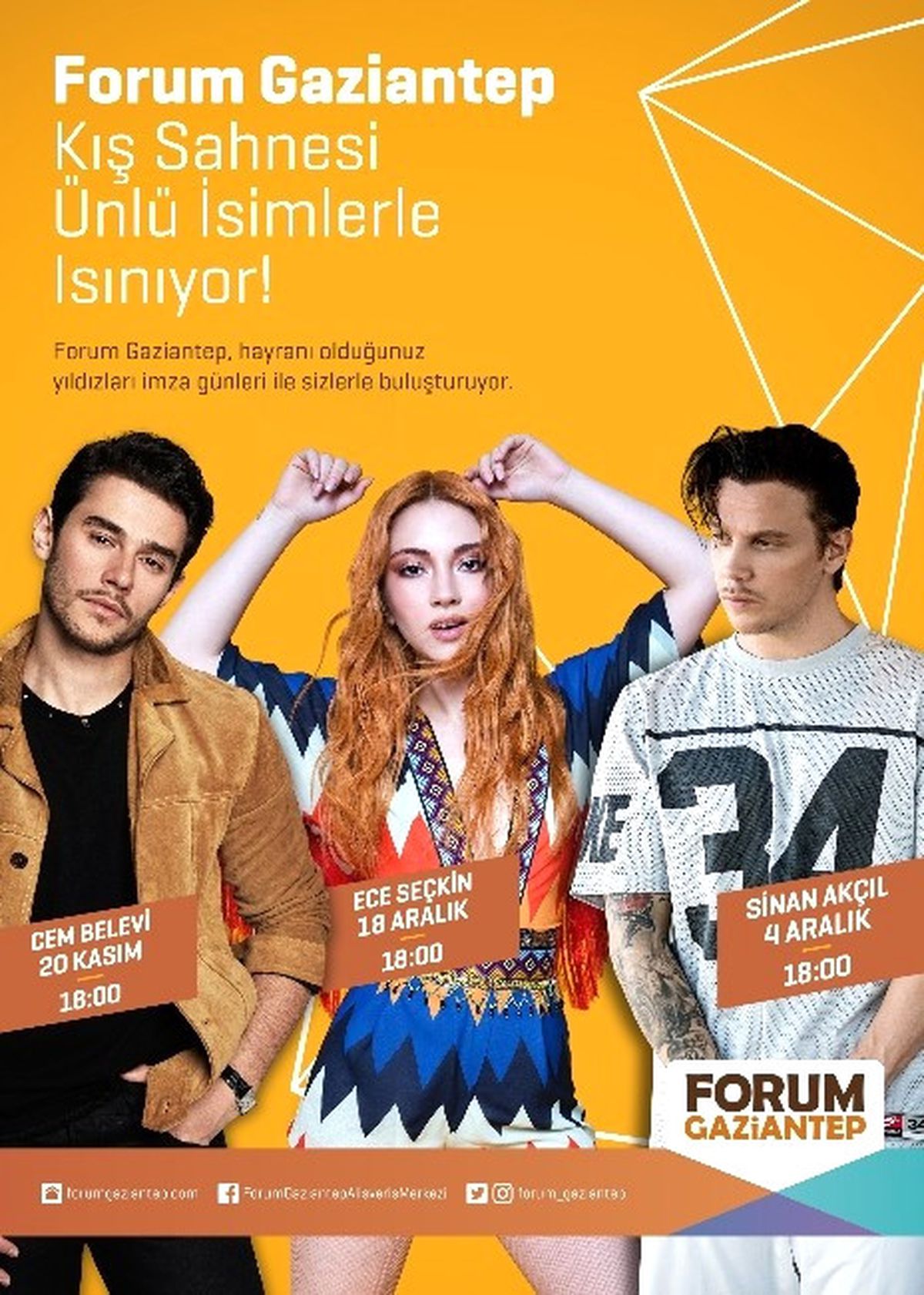 Forum Gaziantep\'te Yıldızlar Geçidi