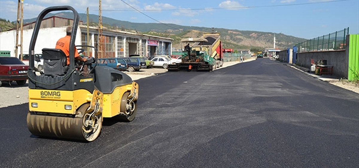 Karabük\'te Asfalt Çalışması