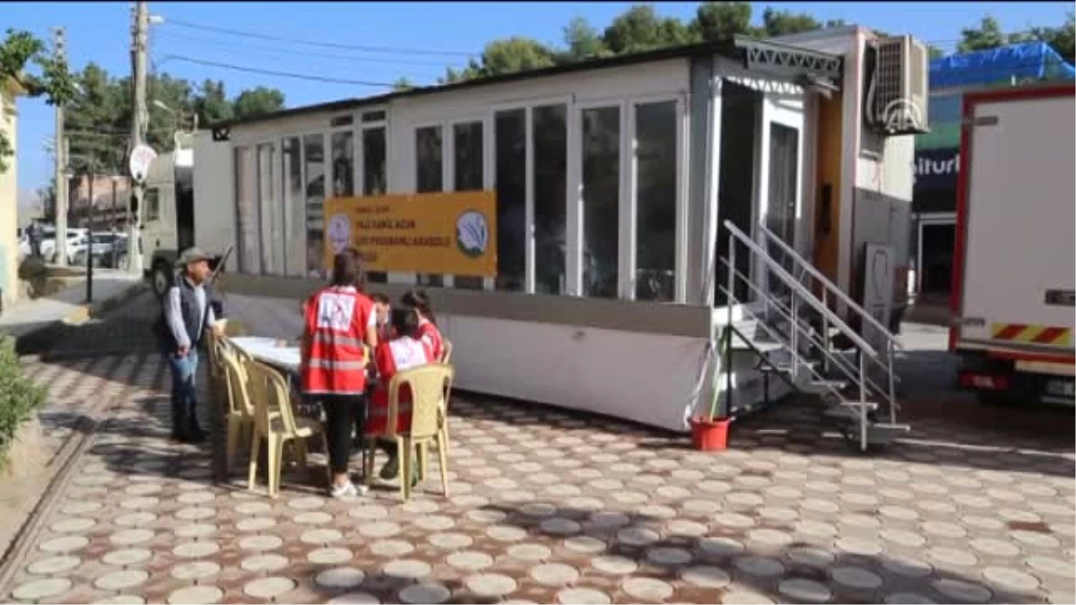 Türk Kızılayı Gezici Kan Bağış Tırı, Silopi\'de