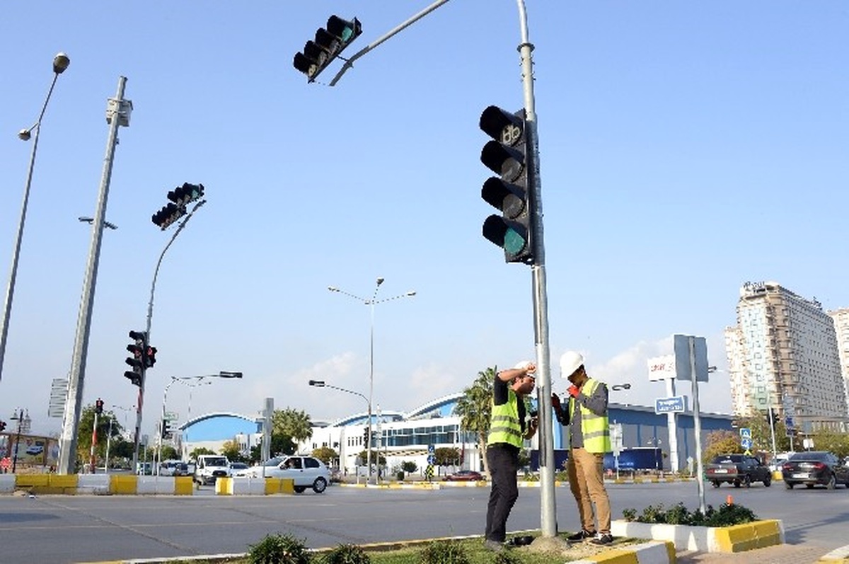 Yenişehir Kampüs Kavşağına Yeni Nesil Ledli Sistem