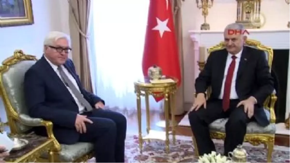 Yıldırım\'ın Almanya Dışişleri Bakanı Steinmeier\'i Kabulü