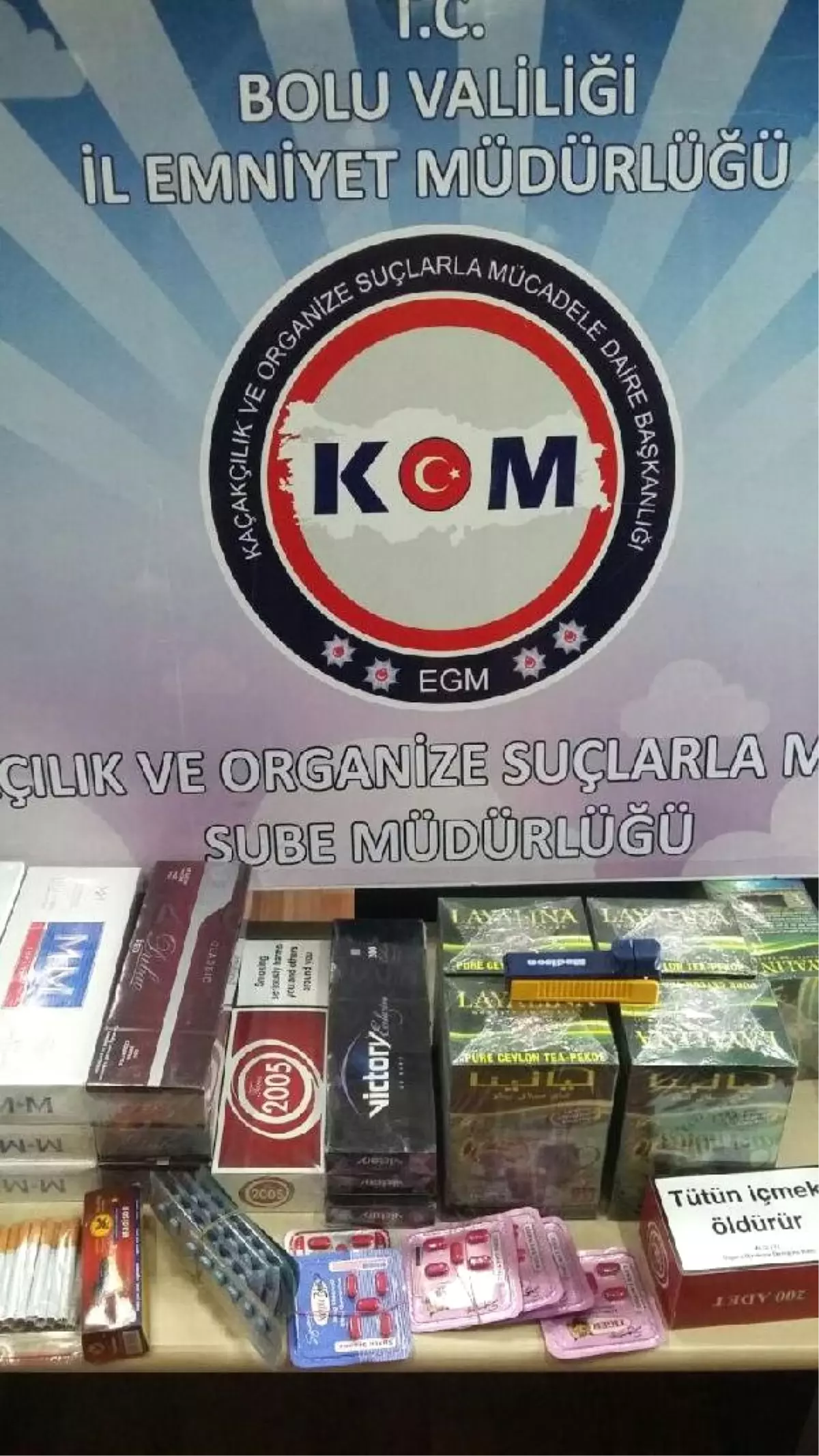 Bolu\'da Kaçak Sigara Operasyonu: 1 Gözaltı