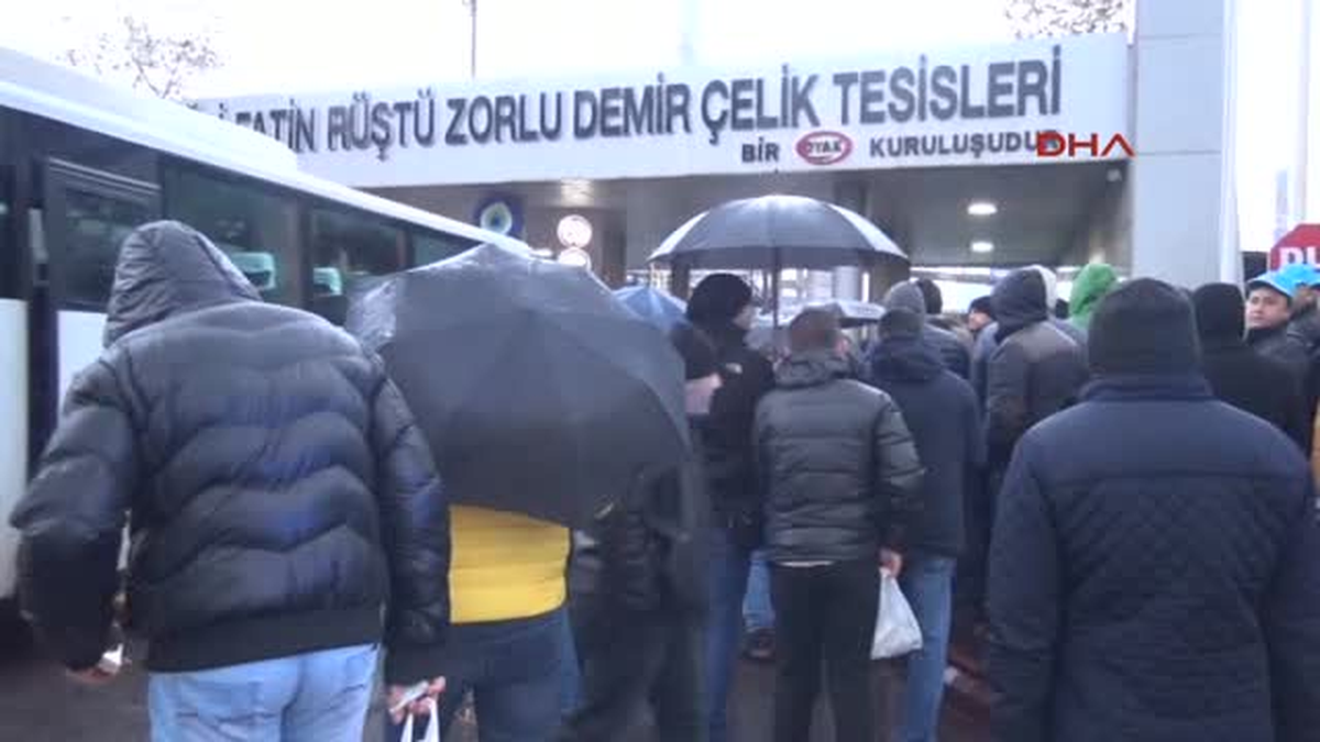 Erdemir\'de Toplu Iş Sözleşmesi Protestosu