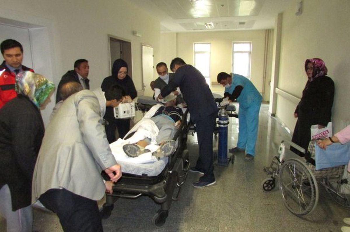 Sandıklı\'da Yangın Tatbikatı