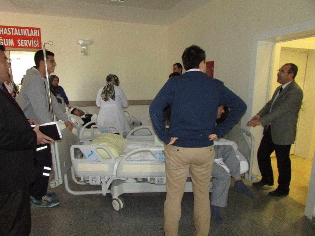 Sandıklı Devlet Hastanesi\'nde Yangın Tatbikatı