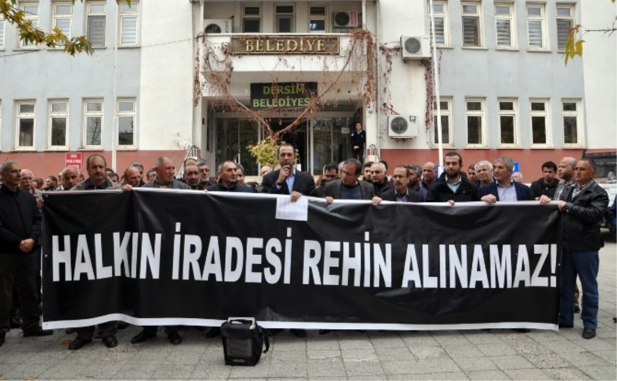 Tunceli\'de Gözaltı Protestosu