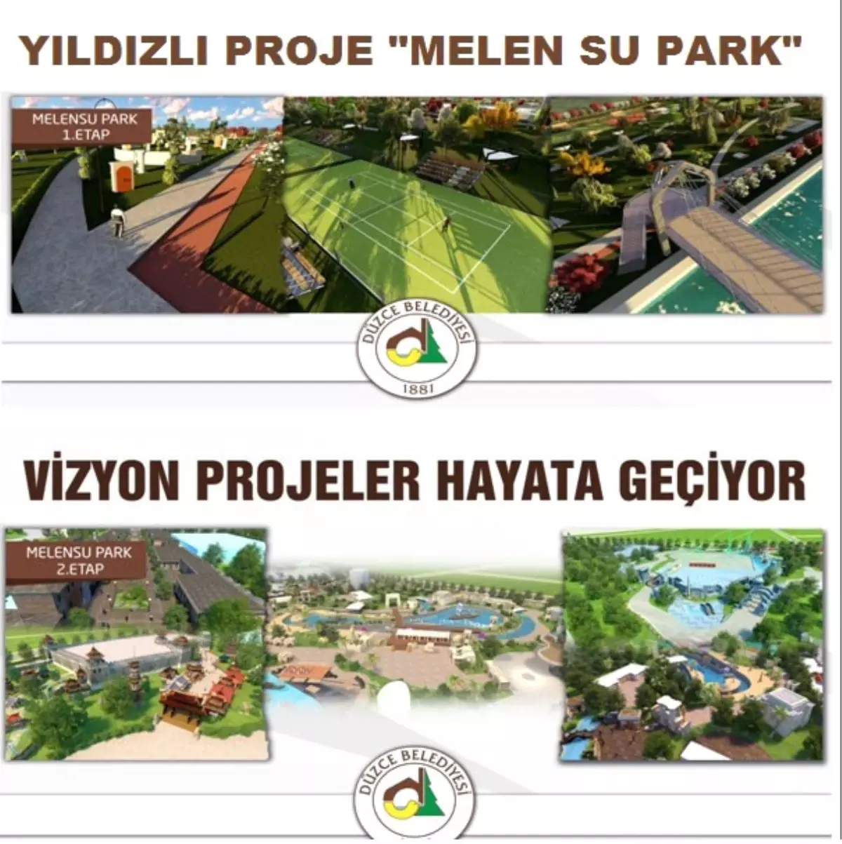 Yıldızlı Proje "Melen Su Park" Oldu