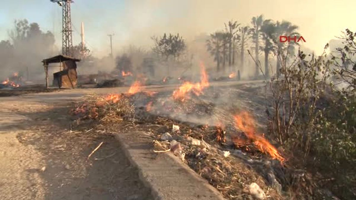 Adana Tarım Işçilerinin Çadırları Yandı