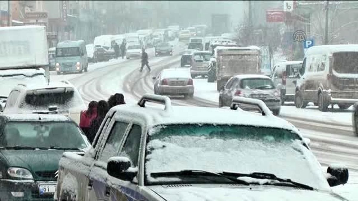 Ardahan\'daki Kar Yağışı