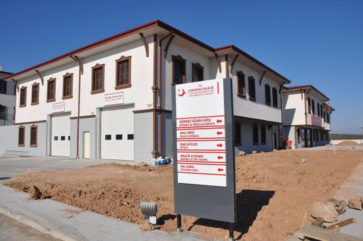 Ayvacık\'taki 400 Kişilik Geri Gönderme Merkezi Tamamlandı