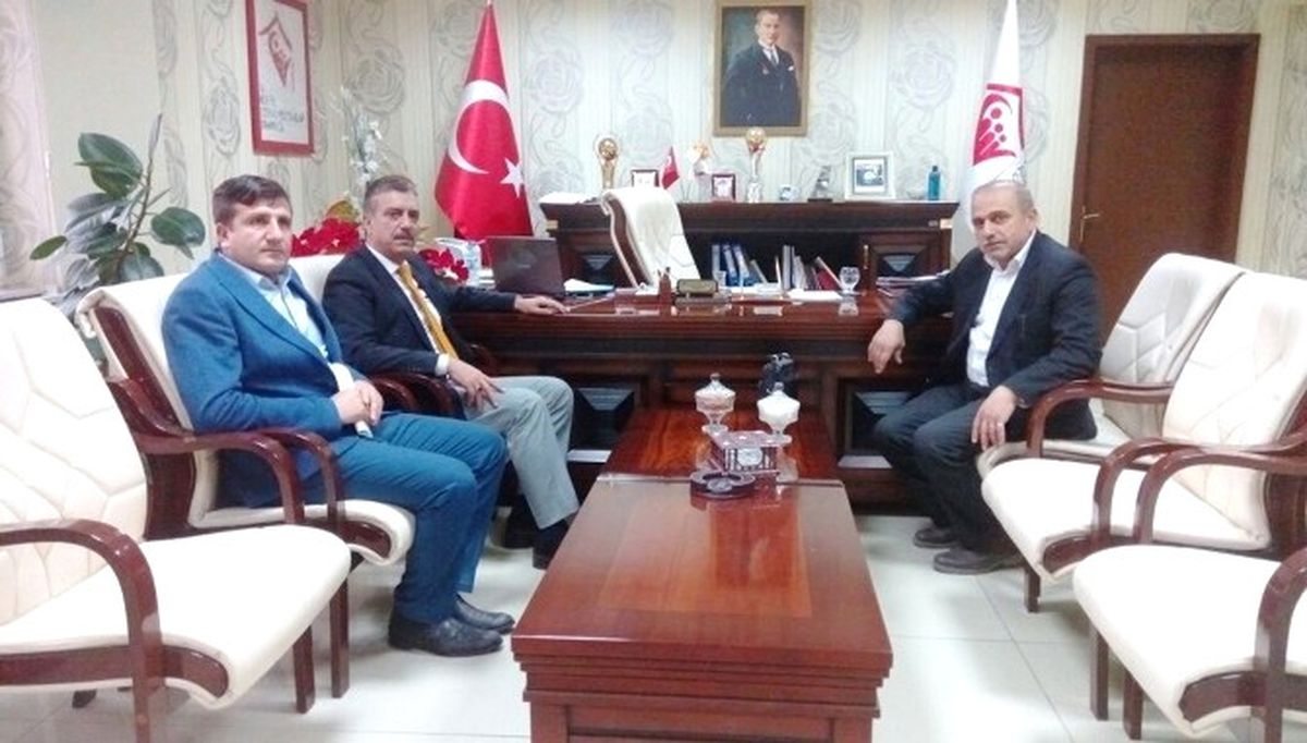 Başkan Erdemir\'den Müdür Koç\'a Ziyaret