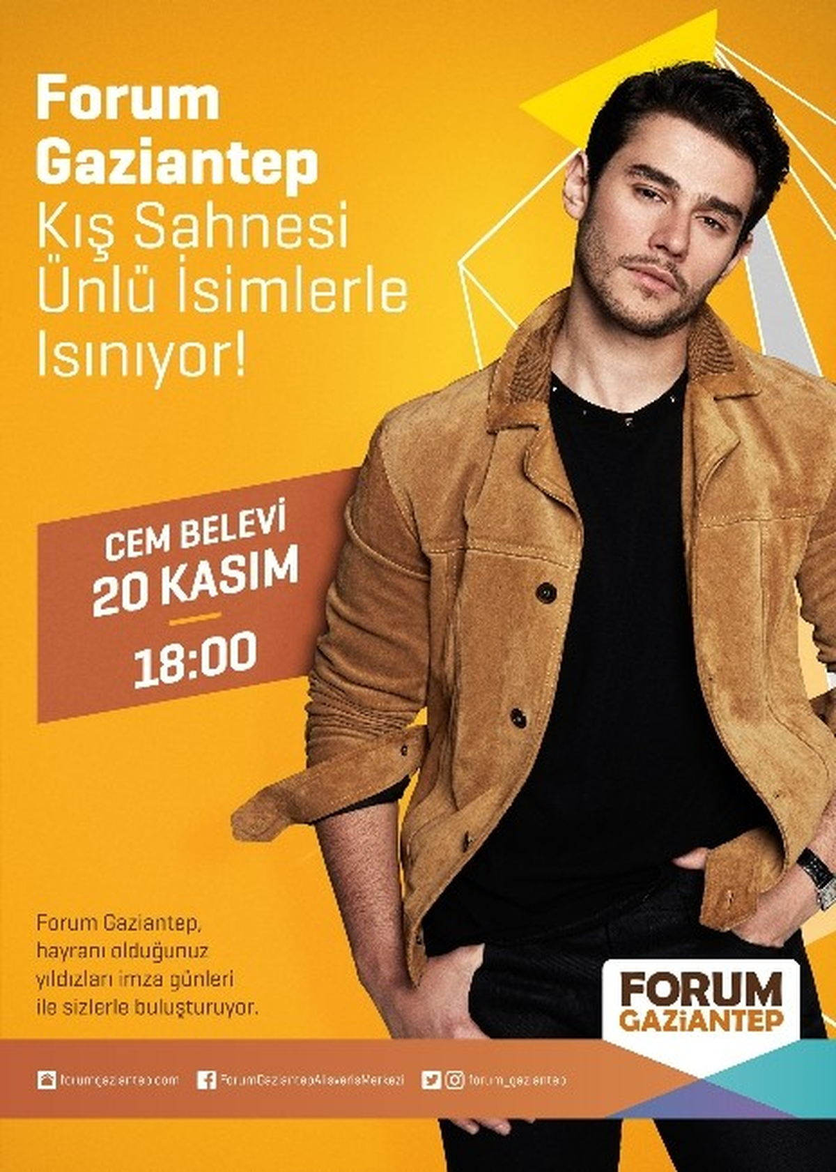 Cem Belevi Forum Gaziantep\'te