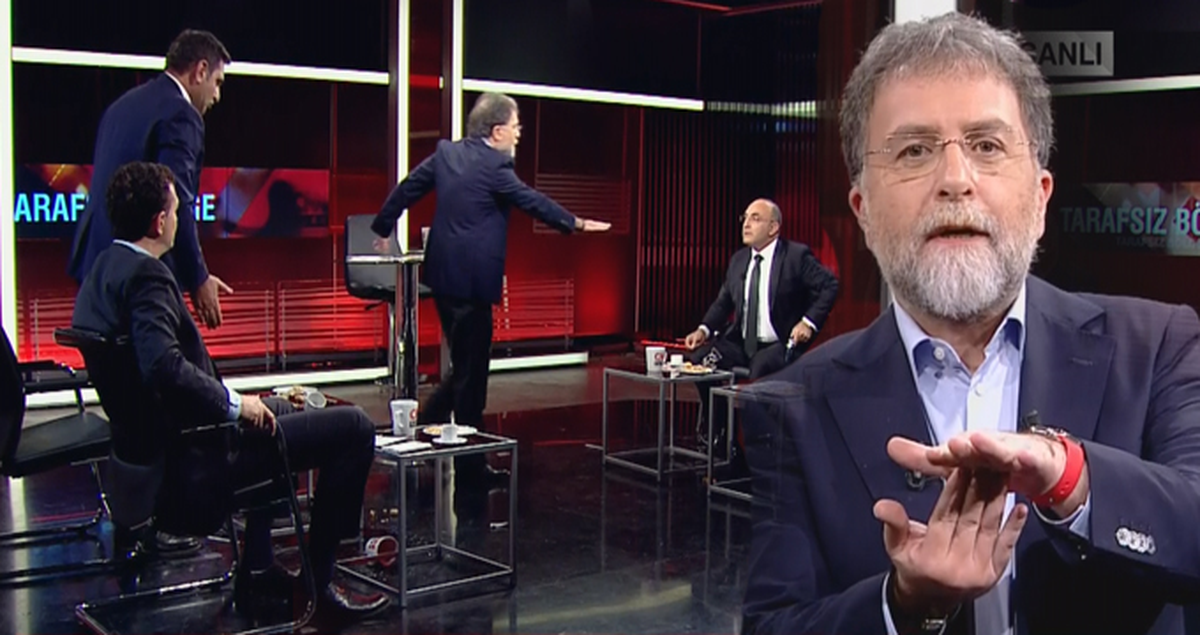 CHP'li Erdoğdu, AK Partili Oğan'a Kızıp Canlı Yayında Cam Masayı Kırdı