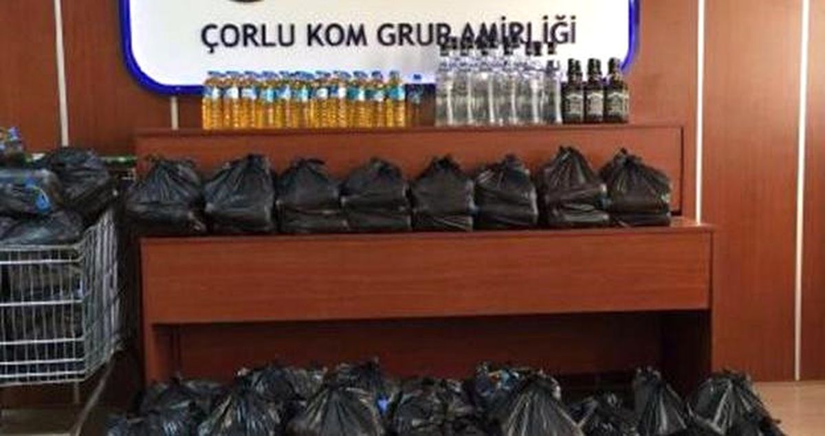 Çorlu\'da Sahte İçki Operasyonu