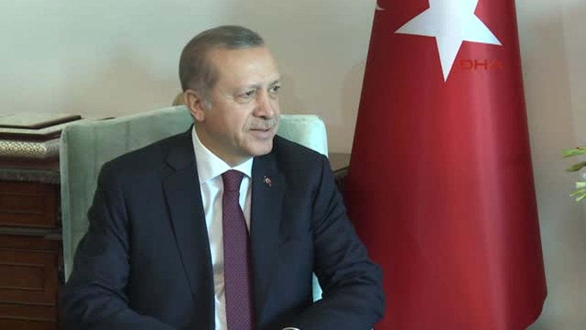 Erdoğan\'ın Pakistan Başbakanı Şerif Ile Baş Başa Görüşmesinin Görüntüleri