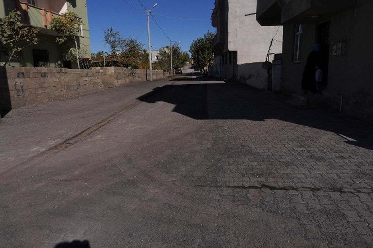 Haliliye\'den Gürcütepe\'de Parke Taşı Döşeme Çalışması