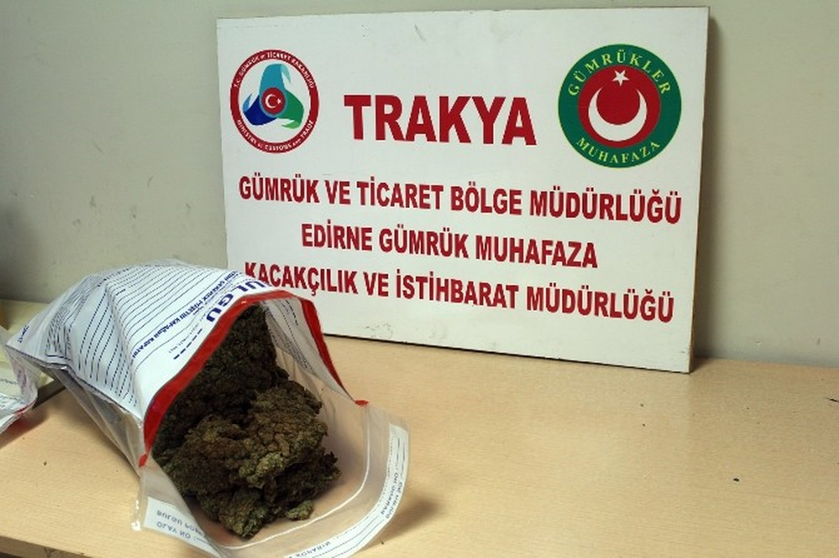 Kapıkule\'de 3 Kilo Esrar Ele Geçirildi