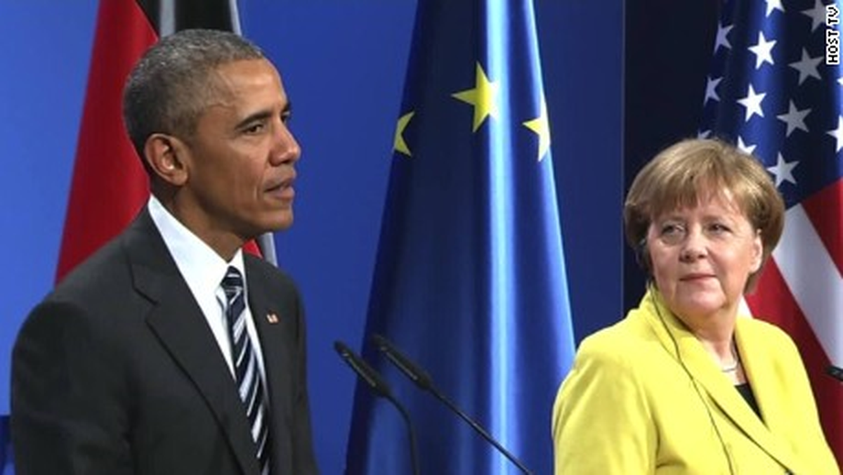 Obama, Merkel ile Görüşmek İçin Başbakanlığa Geldi