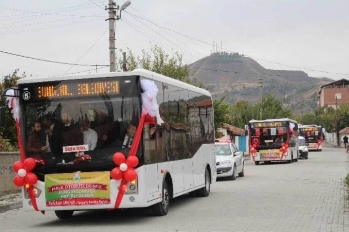 Sungurlu\'da Halk Otobüsleri Pazar Günü Ücretsiz