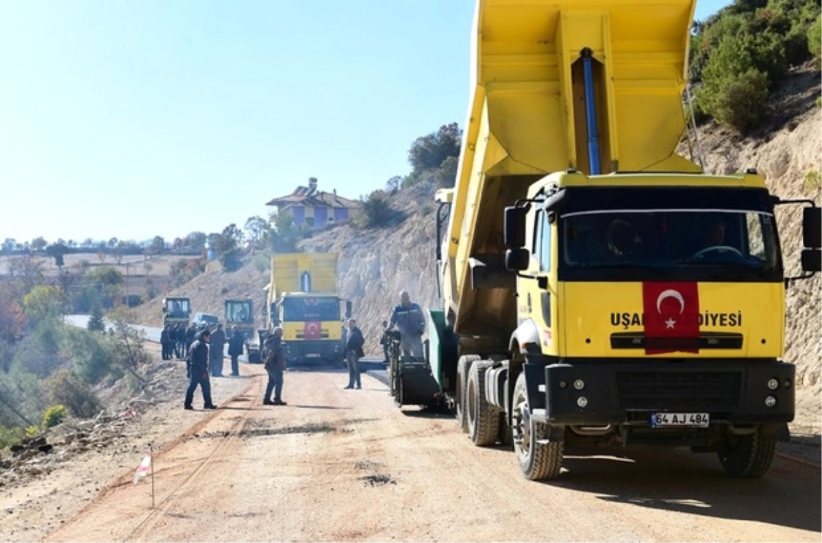 Uşak\'ta Yol Çalışmaları