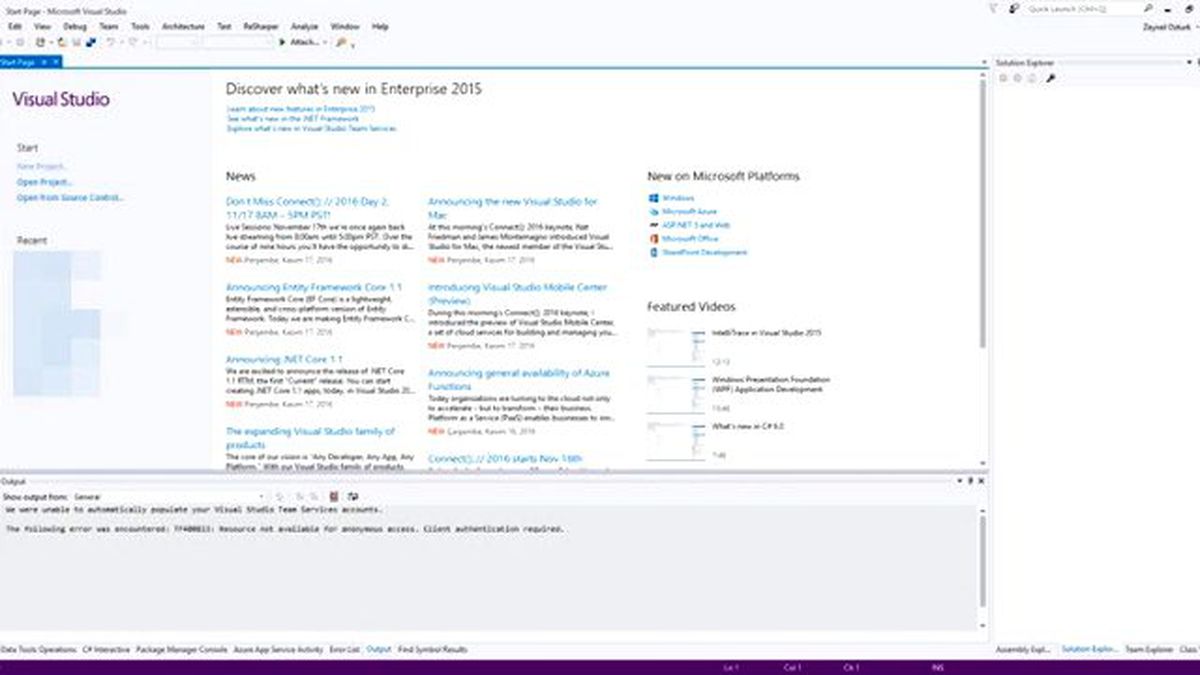 Visual Studio 2017 Ortaya Çıktı!