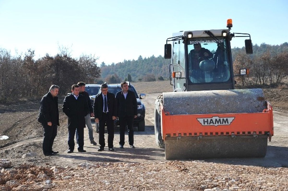 Başkan Bakıcı Yol Çalışmalarında
