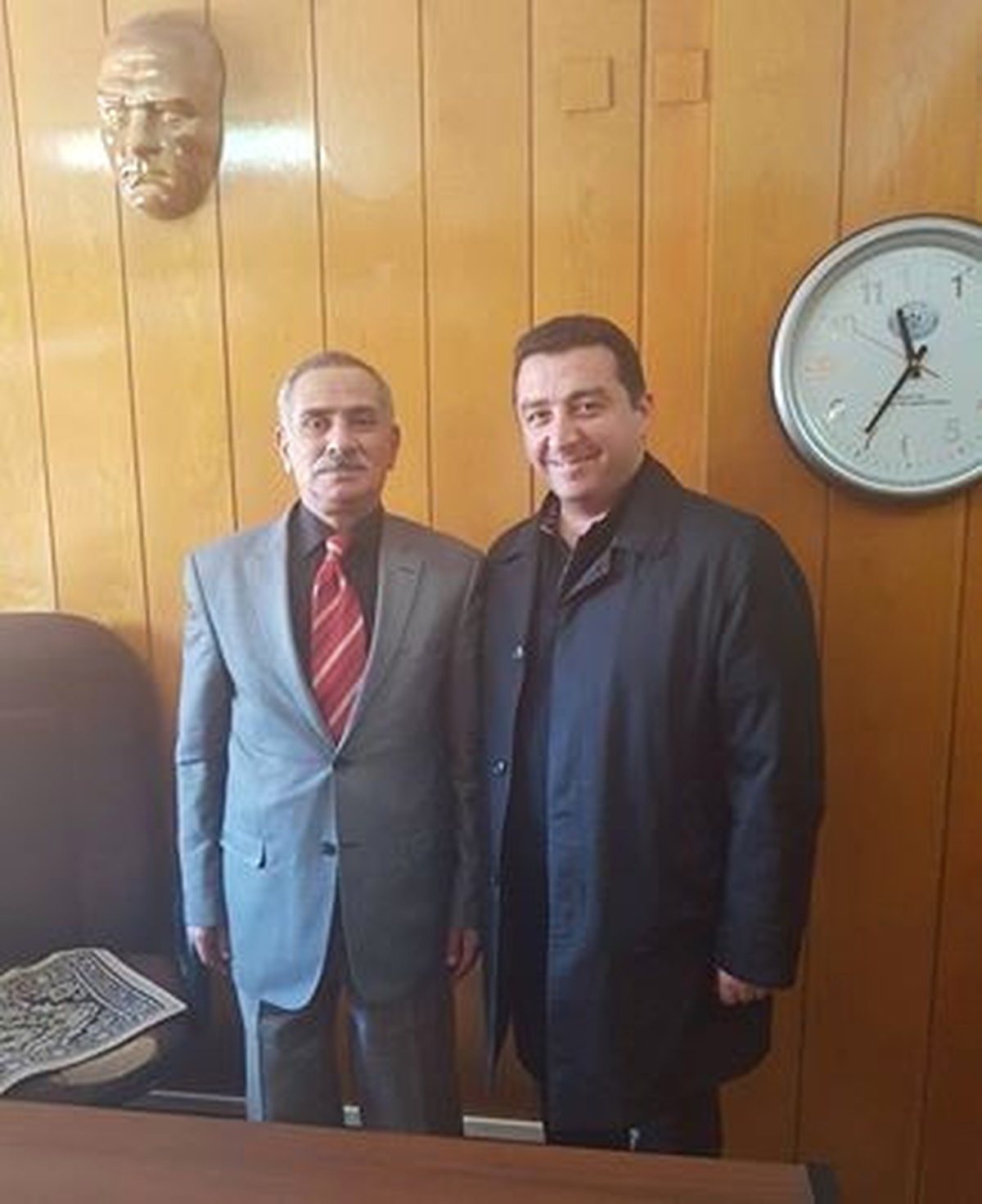 Belediye Başkanı Fatih Bakıcı, Vergi Dairesi Müdürü Kanar\'ı Ziyaret Etti