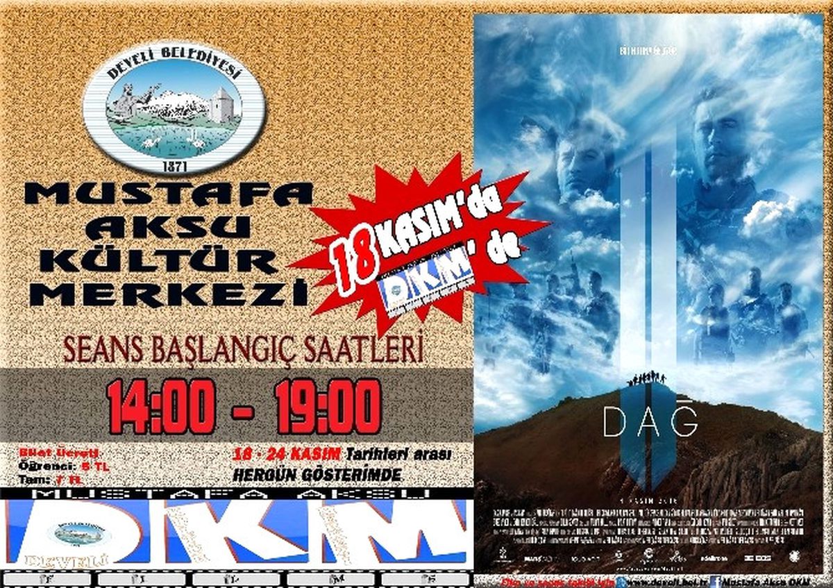 Develi Belediyesi Sinema Sezonunu Açtı