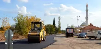 Döşemealtı Yağca'da sıcak asfalt çalışması