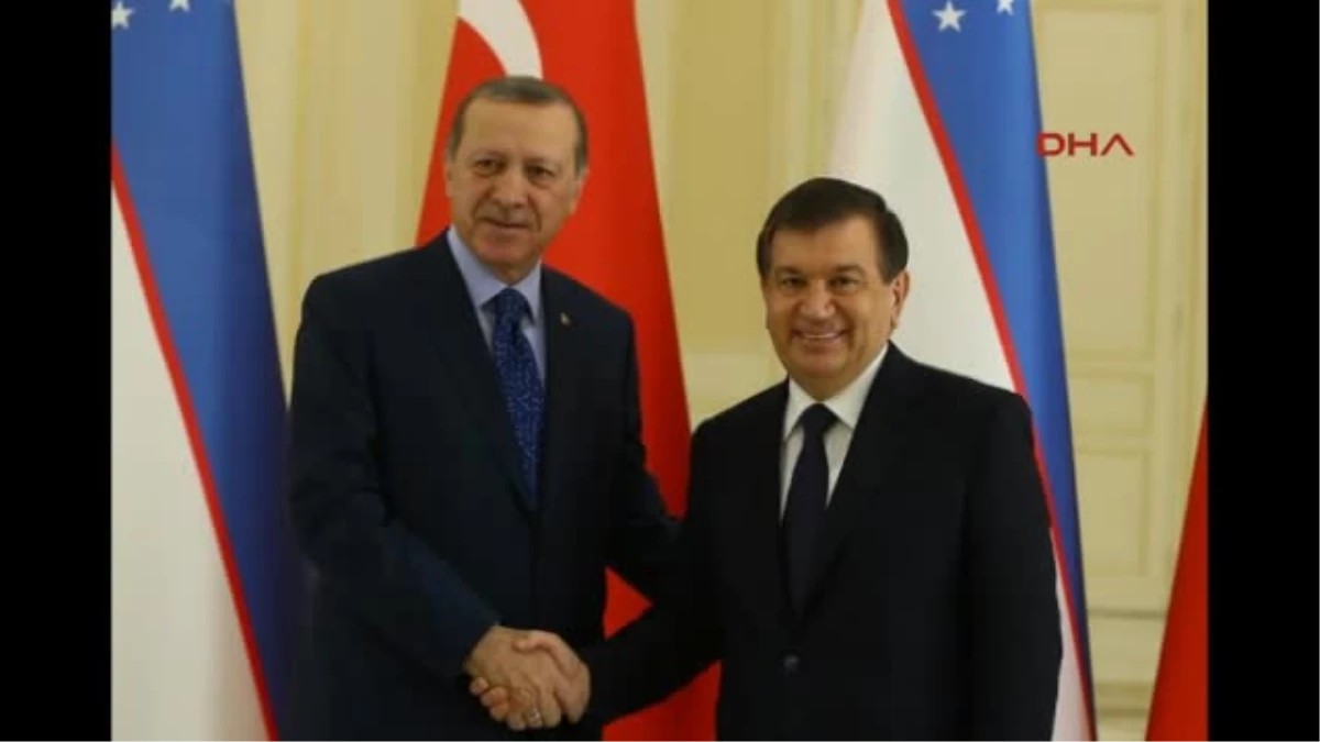 Erdoğan, Özbekistan Cumhurbaşkanı Vekili ve Başbakan Mirziyayev?le Görüştü