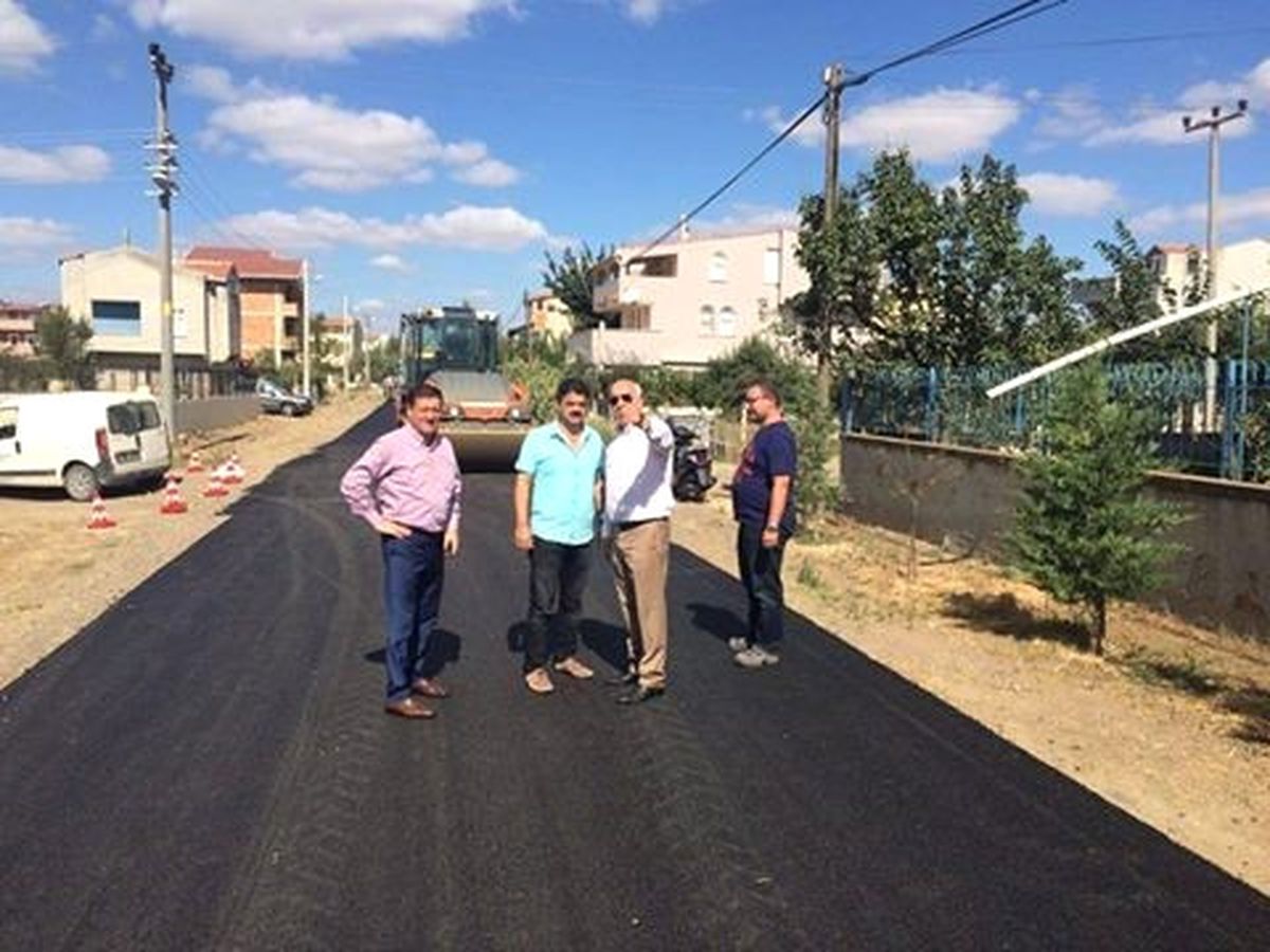 Marmaraereğlisi\'nde Asfaltlama Çalışmaları