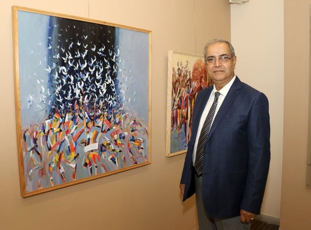 Ressam Bazencir, 8\'inci Kişisel Sergisini Mtso Galerisi\'nde Açtı