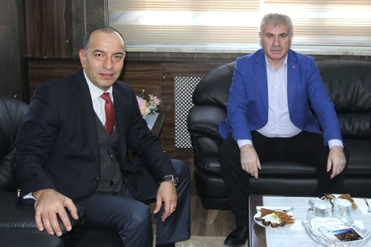 Yeni Emniyet Müdürü Er\'den Başkan Memiş\'e Ziyaret
