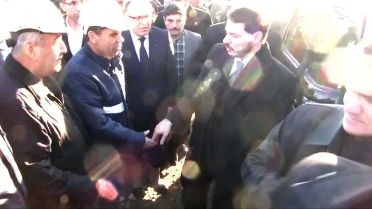 Bakan Albayrak Maden Faciası Bölgesinde