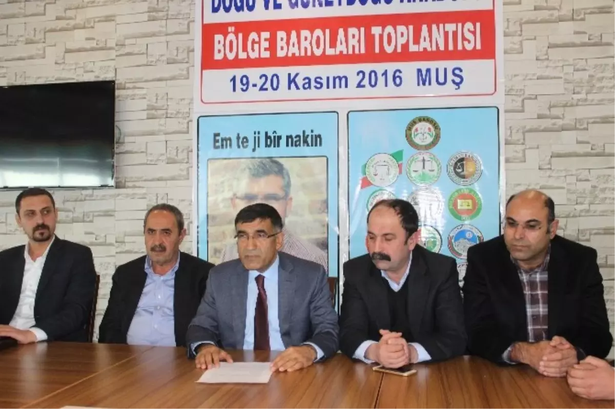 Baro Başkanları Muş\'ta Toplandı