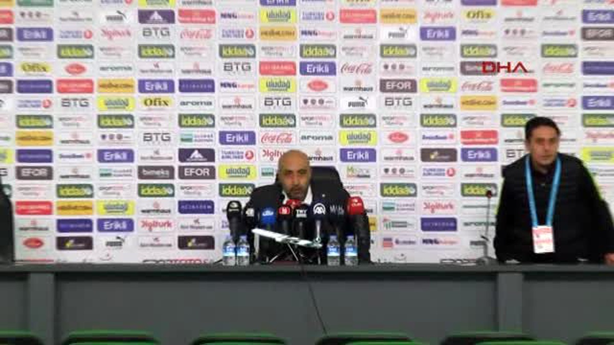 Bursaspor-Akhisar Belediyespor Maçının Ardından