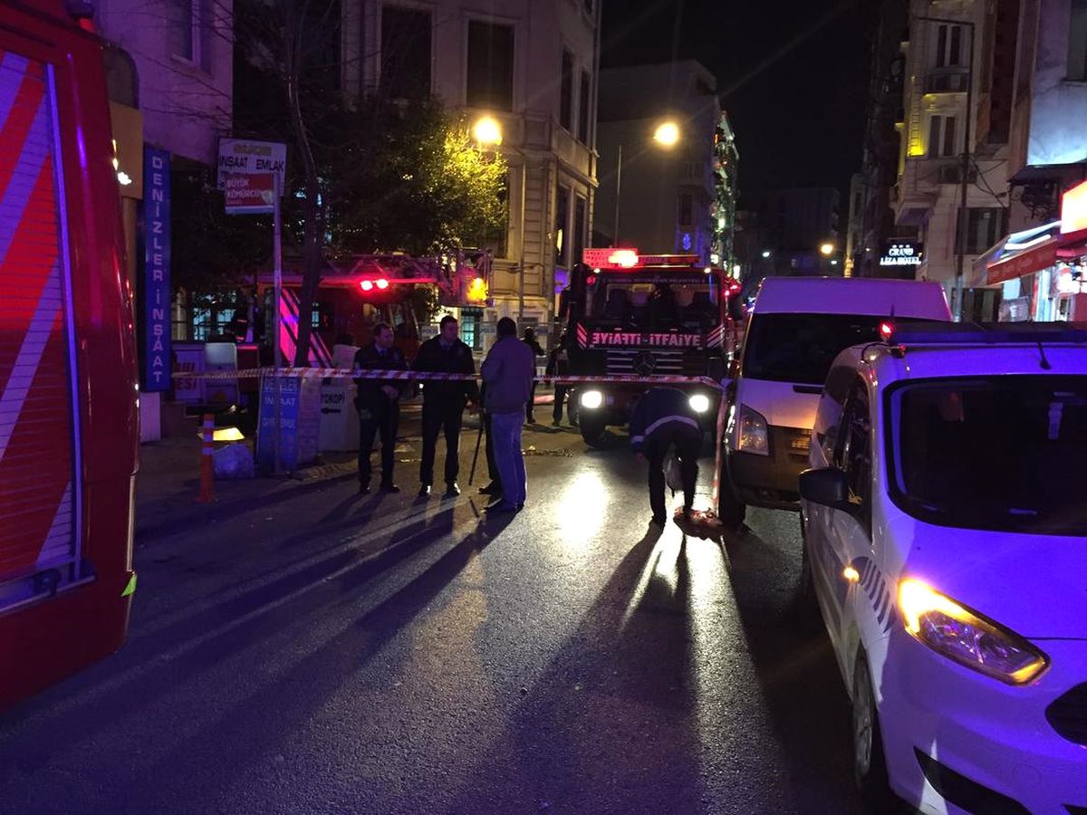 Göç Merkezinde Yangın Çıktı