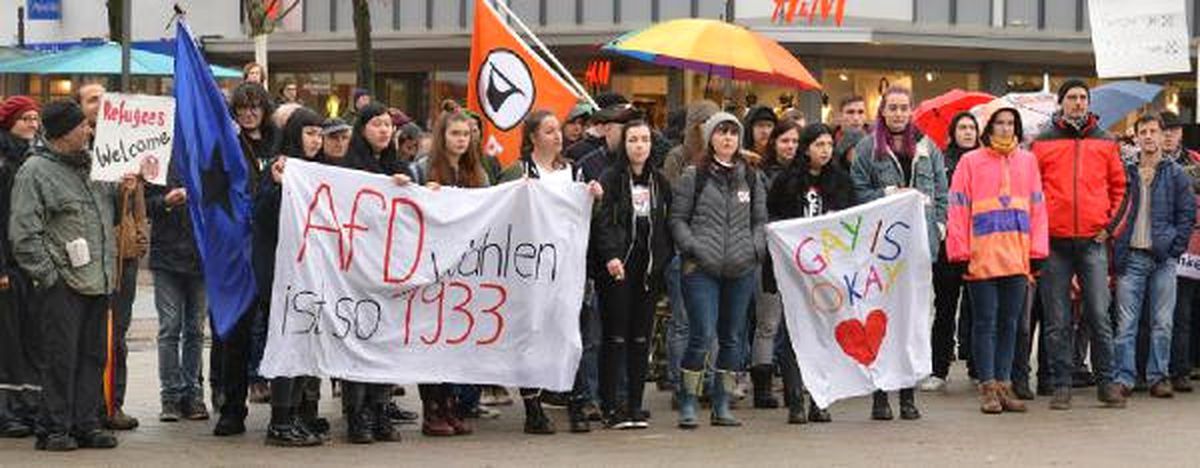Irkçı Alman Partisi Kehl\'de Protesto Edildi