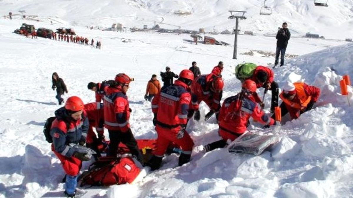 Kayak Merkezinde Arama Kurtarma Tatbikatı