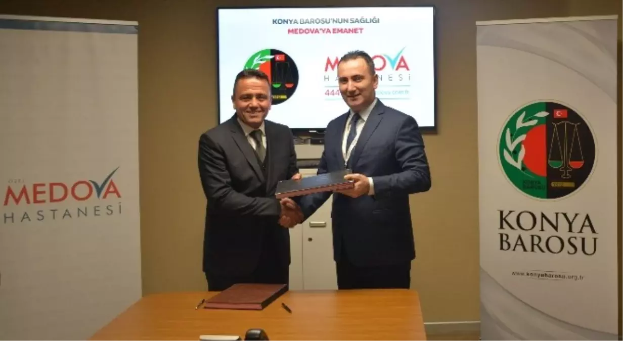 Medova Hastanesi ve Konya Barosu Arasında Protokol