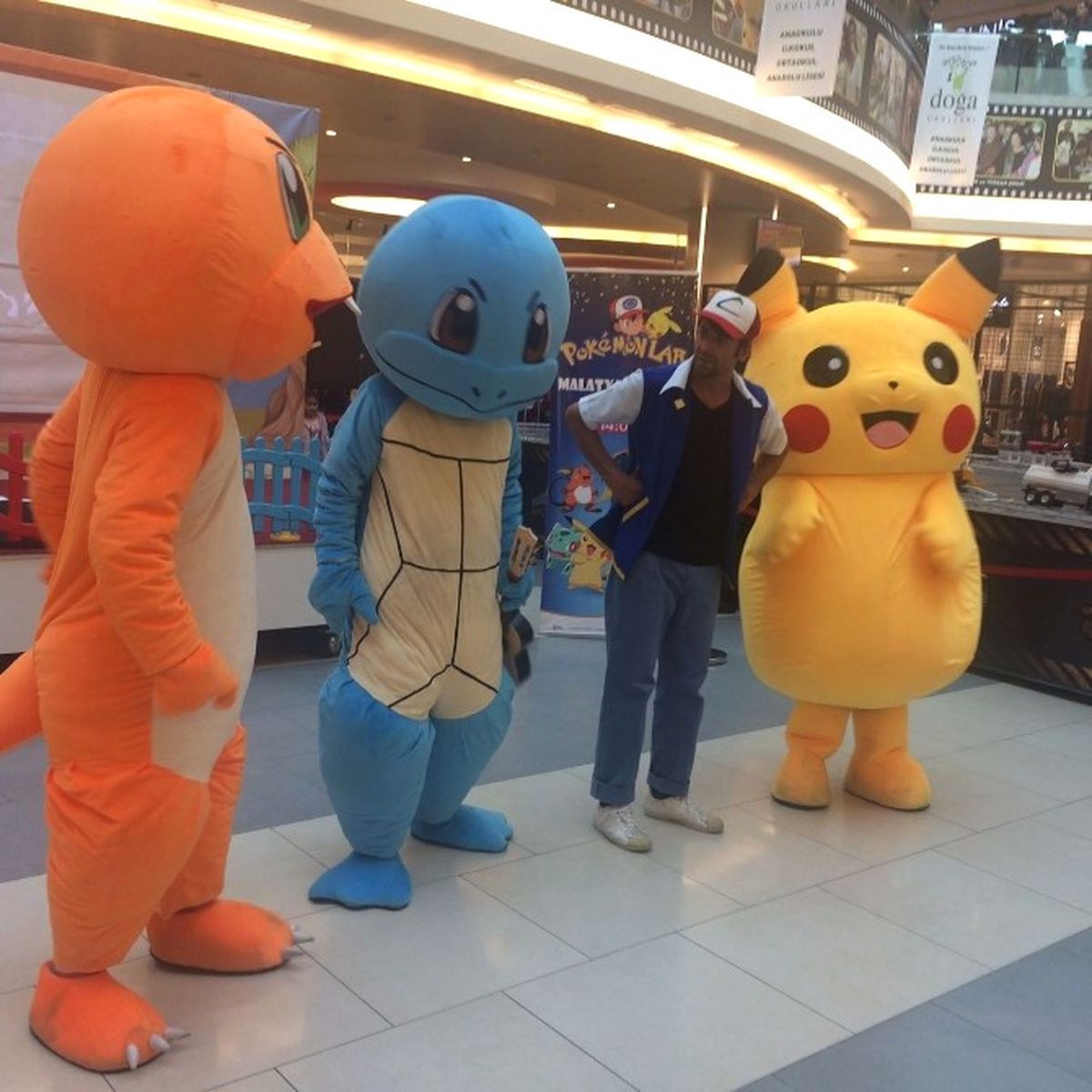 Pokemonlar Malatyapark\'ta