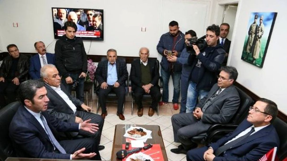 Rektör Kızılay\'dan CHP\'ye Ziyaret